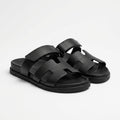 Hermès Men Sandals | Chypre Black Leather