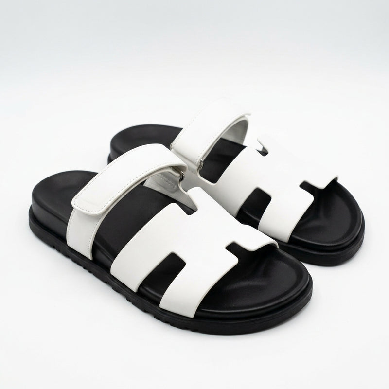 Hermès Men Sandals | Chypre White Leather