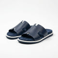 Hermès Men Slides | Izmir Navy Blue White Sole