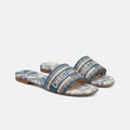 Dior Slides | Dway Grey Toile de Jouy
