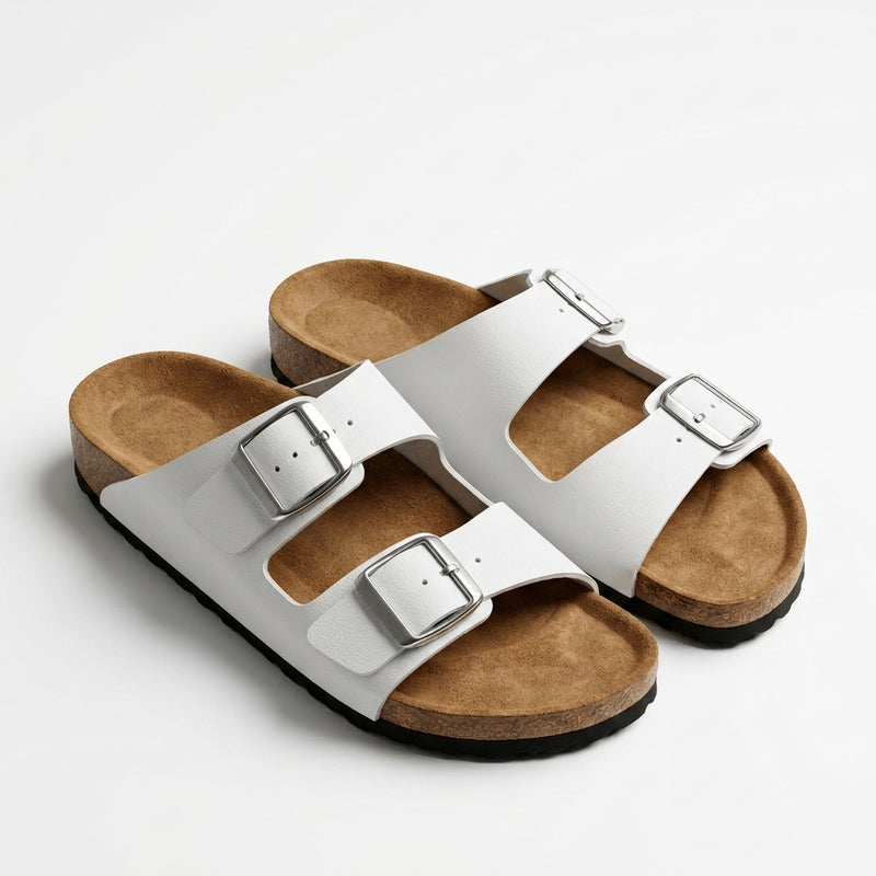 Birkenstock Women Arizona Double Strap Sandals | White