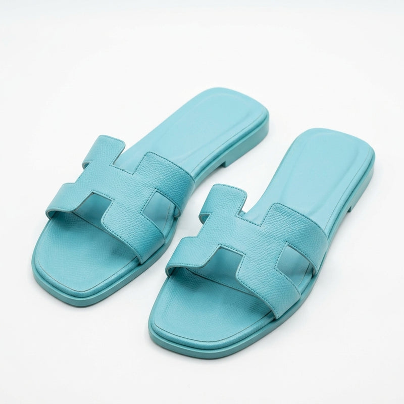 Hermès Oran Sandals | Sky Blue