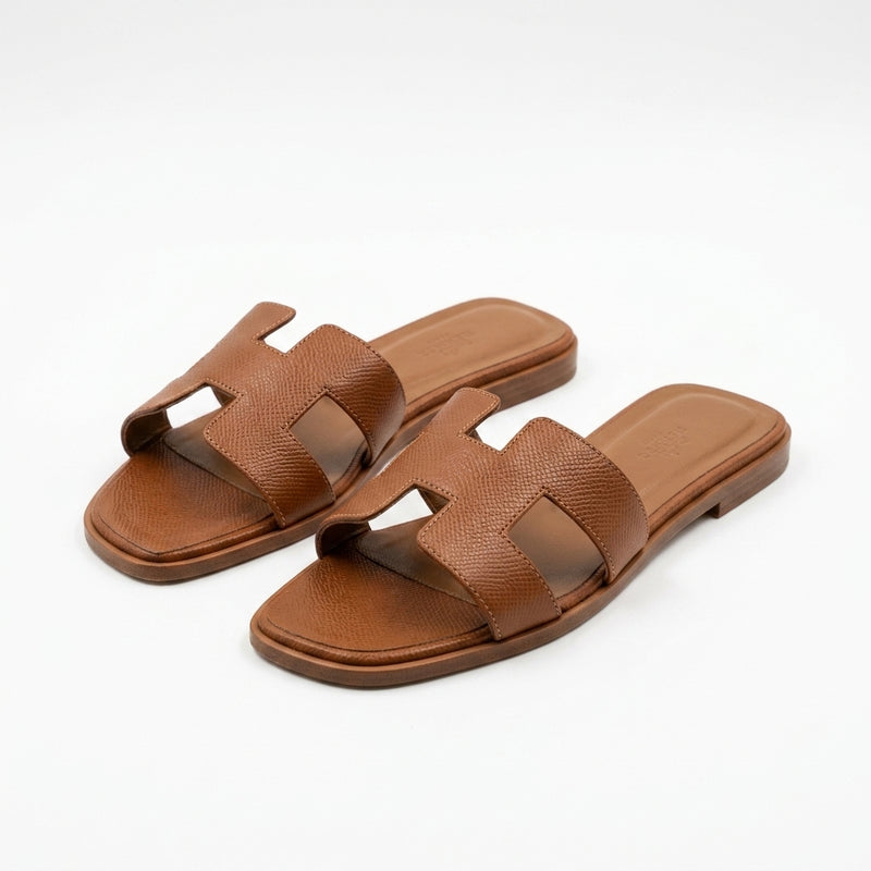 Hermès Oran Sandals | Camel