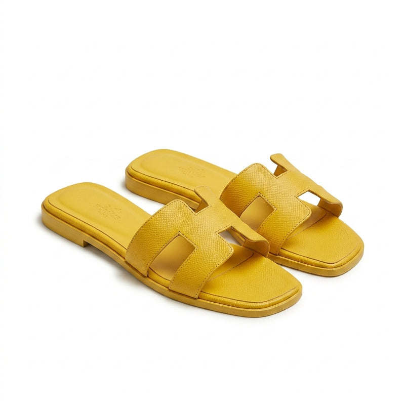 Hermès Oran Sandals | Yellow