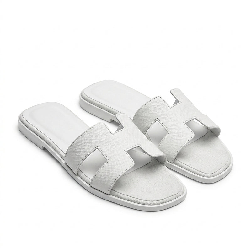 Hermès Oran Sandals | White