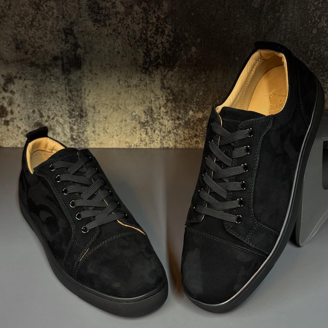 Christian Louboutin Sneakers Black Suede
