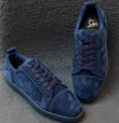 Christian Louboutin Sneakers Blue Suede