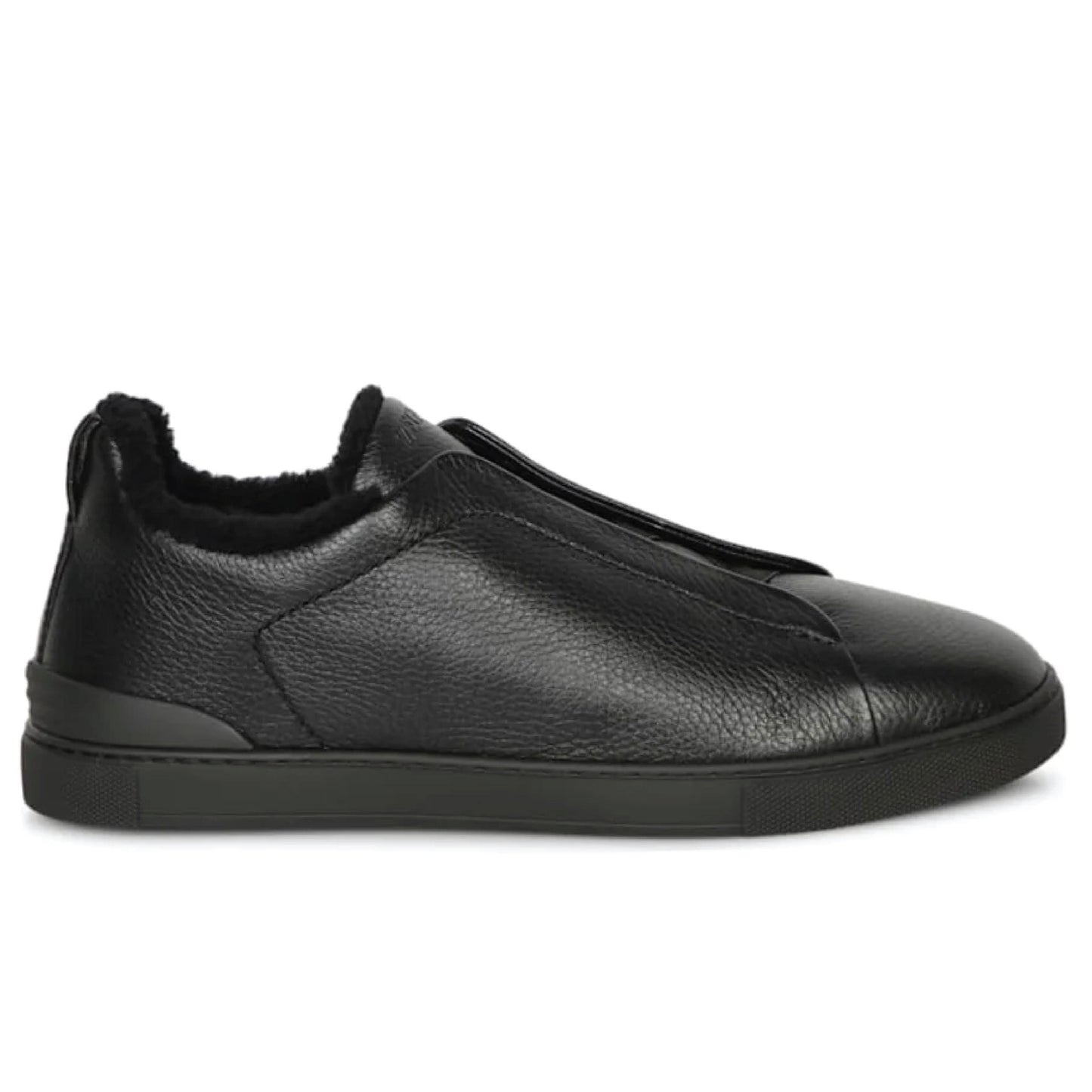 Zegna Triple Stitch low-top Sneakers | Black