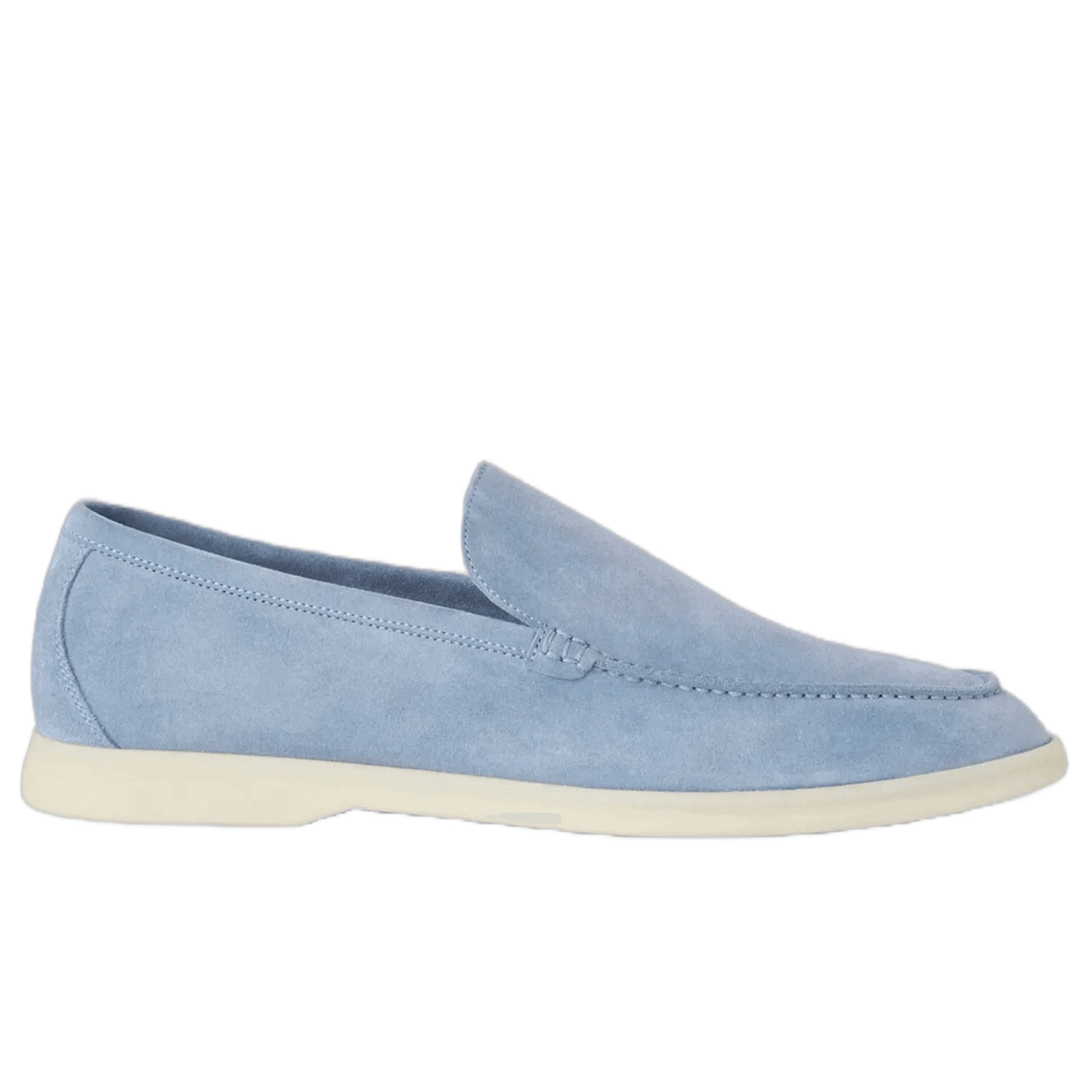 Summer Walk Loafer Suede Frozen Light Blue
