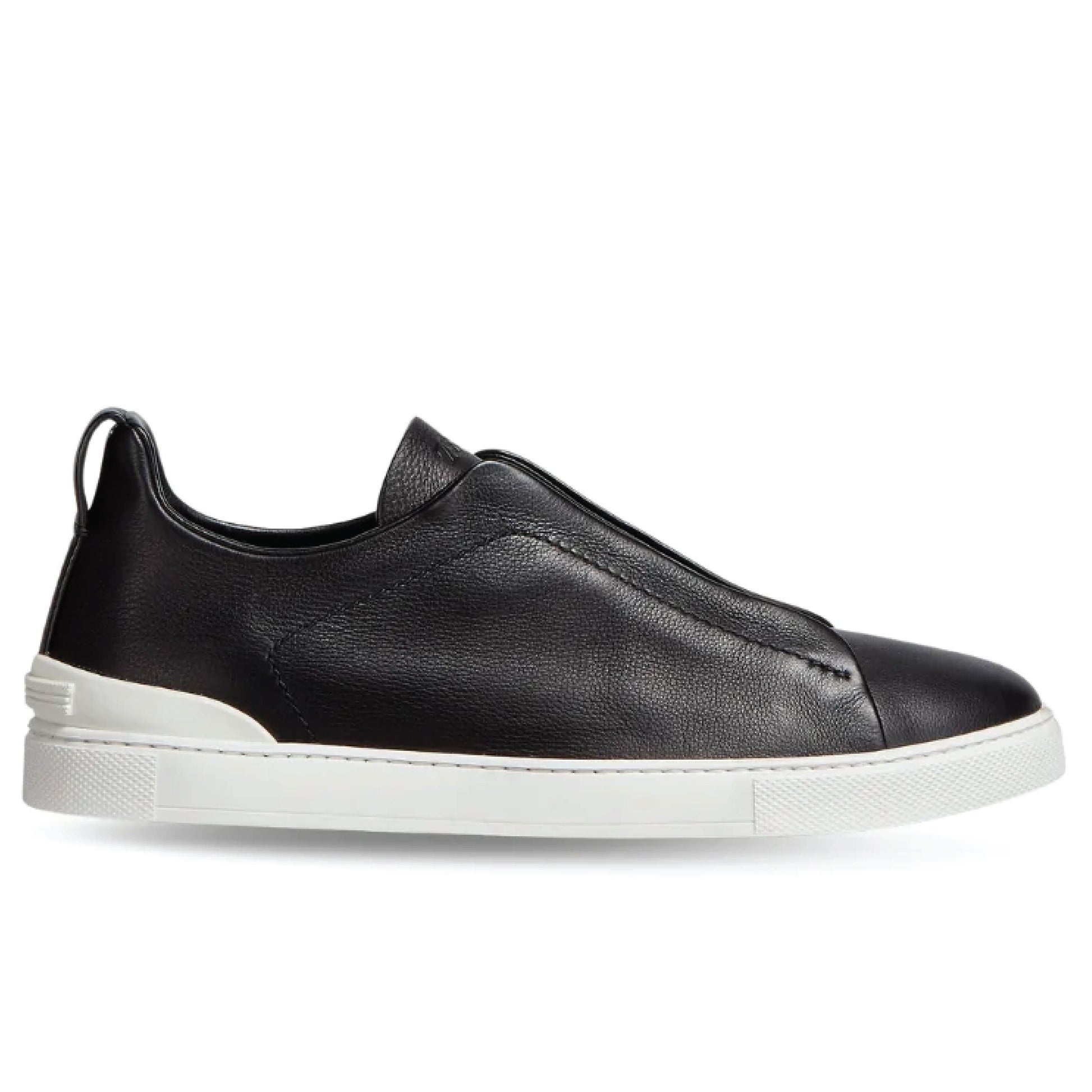 Zegna Triple Stitch low-top Sneakers | Black