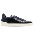 Zegna Crocodile Leather Triple Stitch Sneakers