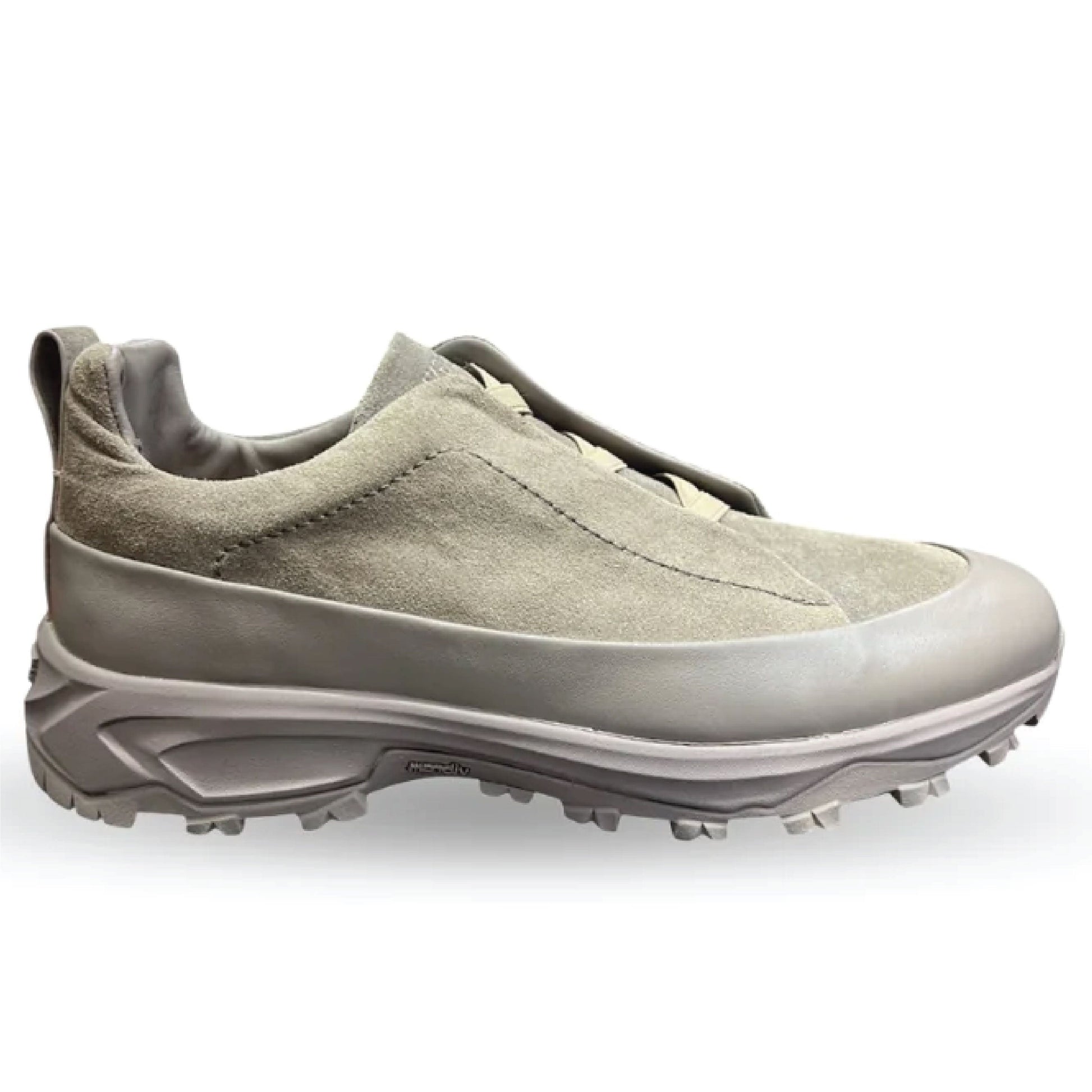 Light Taupe Leather and Suede Triple Stitch™ Monte Sneakers FW25 32127595 | Zegna