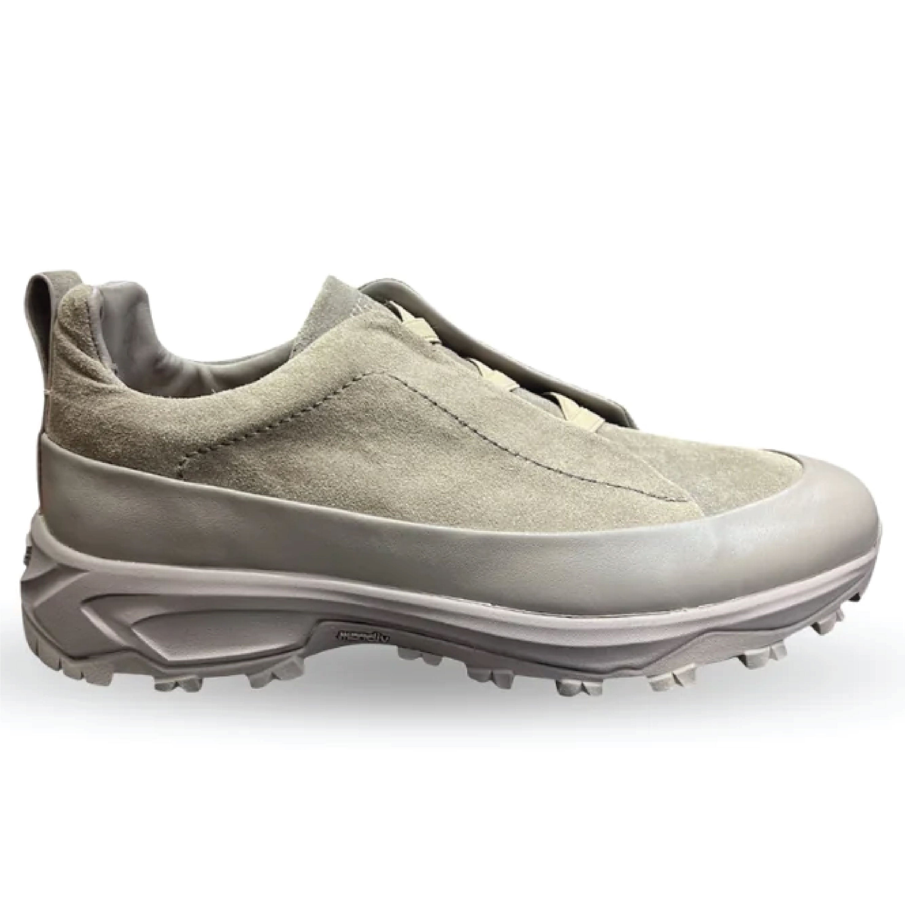 Light Taupe Leather and Suede Triple Stitch™ Monte Sneakers FW25 32127595 | Zegna