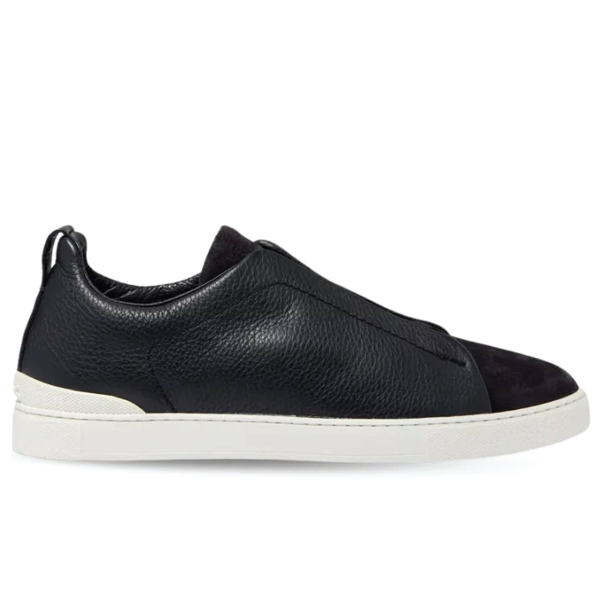 Zegna Triple Stitch Secondskin Sneakers | Black