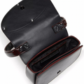 Diesel 1DR Liquid PU Shoulder Bag | Blood Black