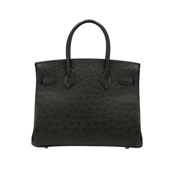 Hermès Bag | Ostrich Birkin Sellier Black