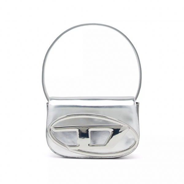 Diesel 1DR Leather Shoulder Bag | Sliver