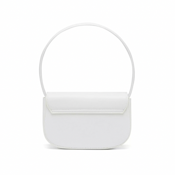Diesel 1DR Leather Shoulder Bag | White