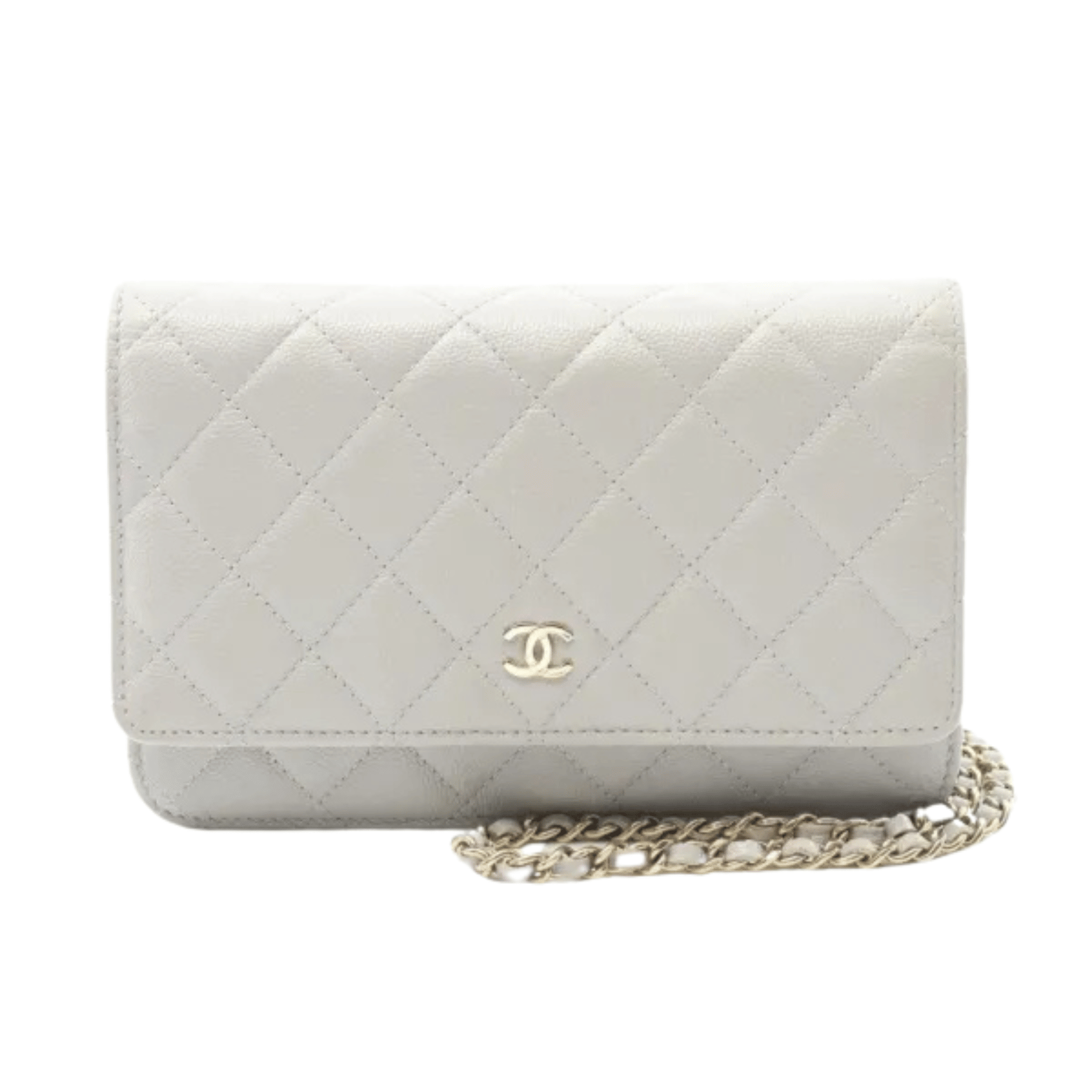 Chanel Bag | Wallet Grey Caviar Leather