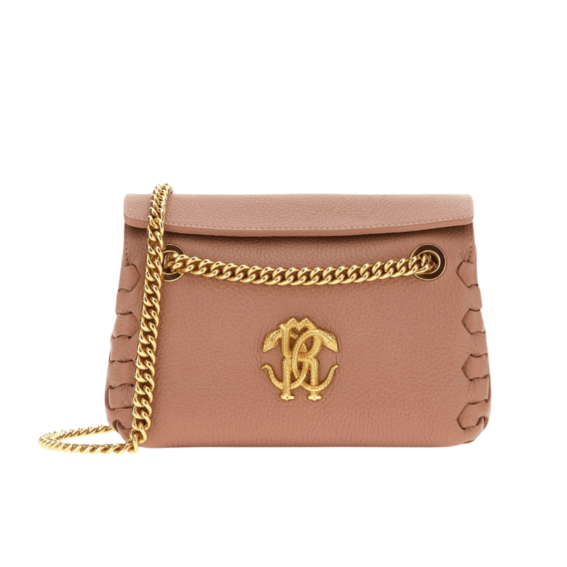 Roberto Bag | Cavalli Mirror Snake Leather Bag