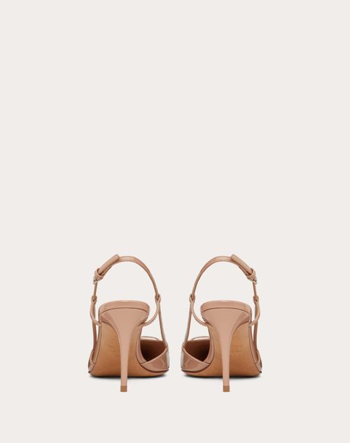 Valentino Beige Lace Up Heels