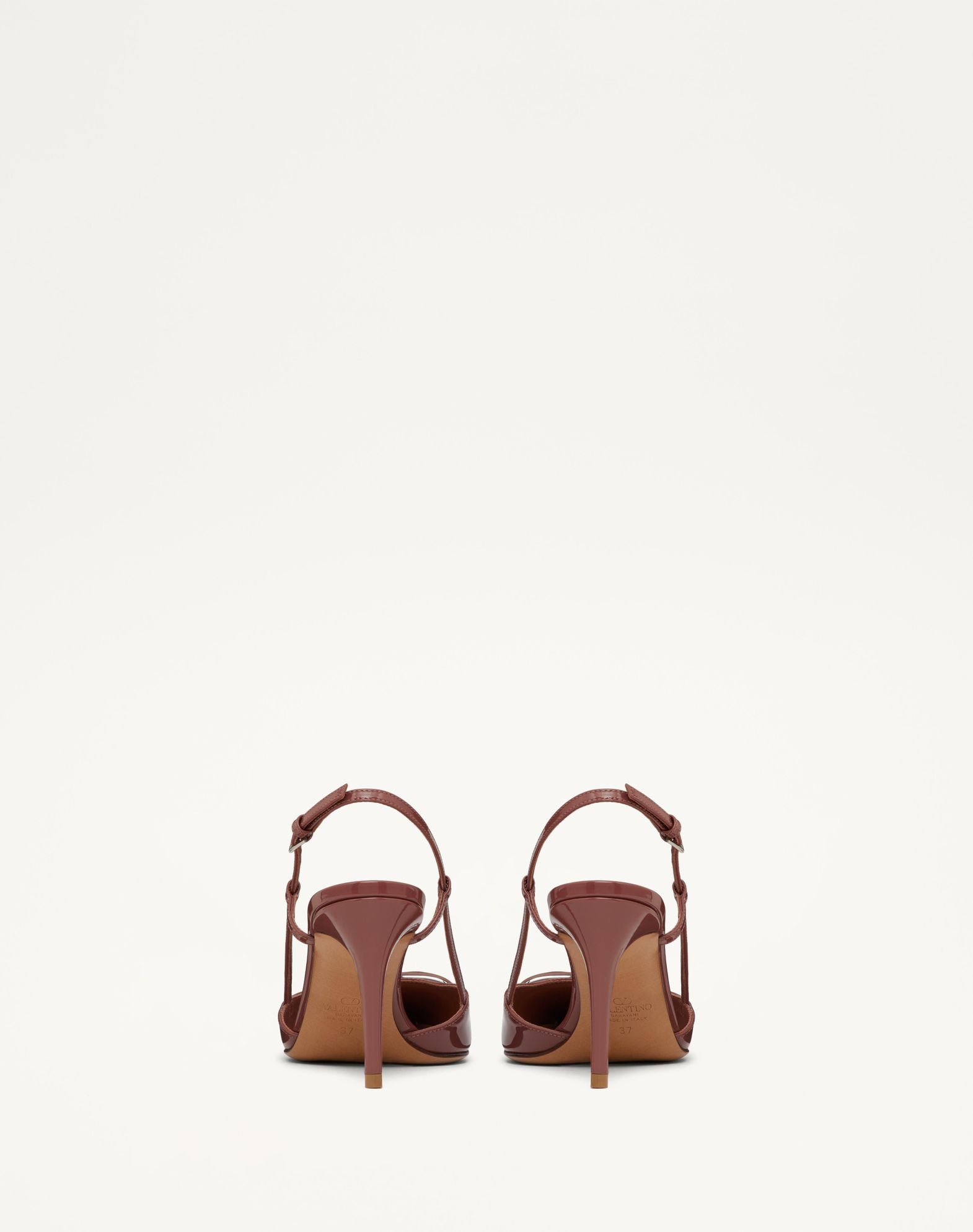 Valentino Brown Lace Up Heels