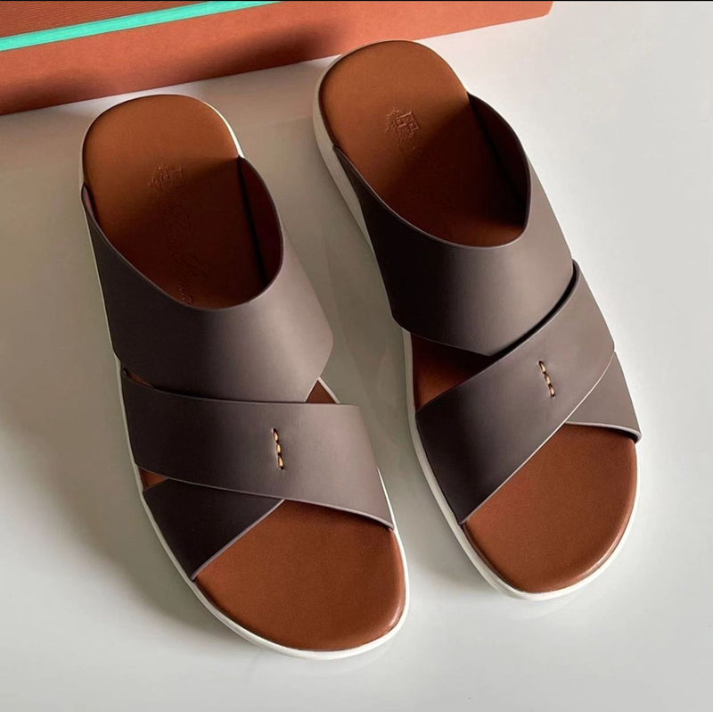 Loro Piana Slippers | Brown