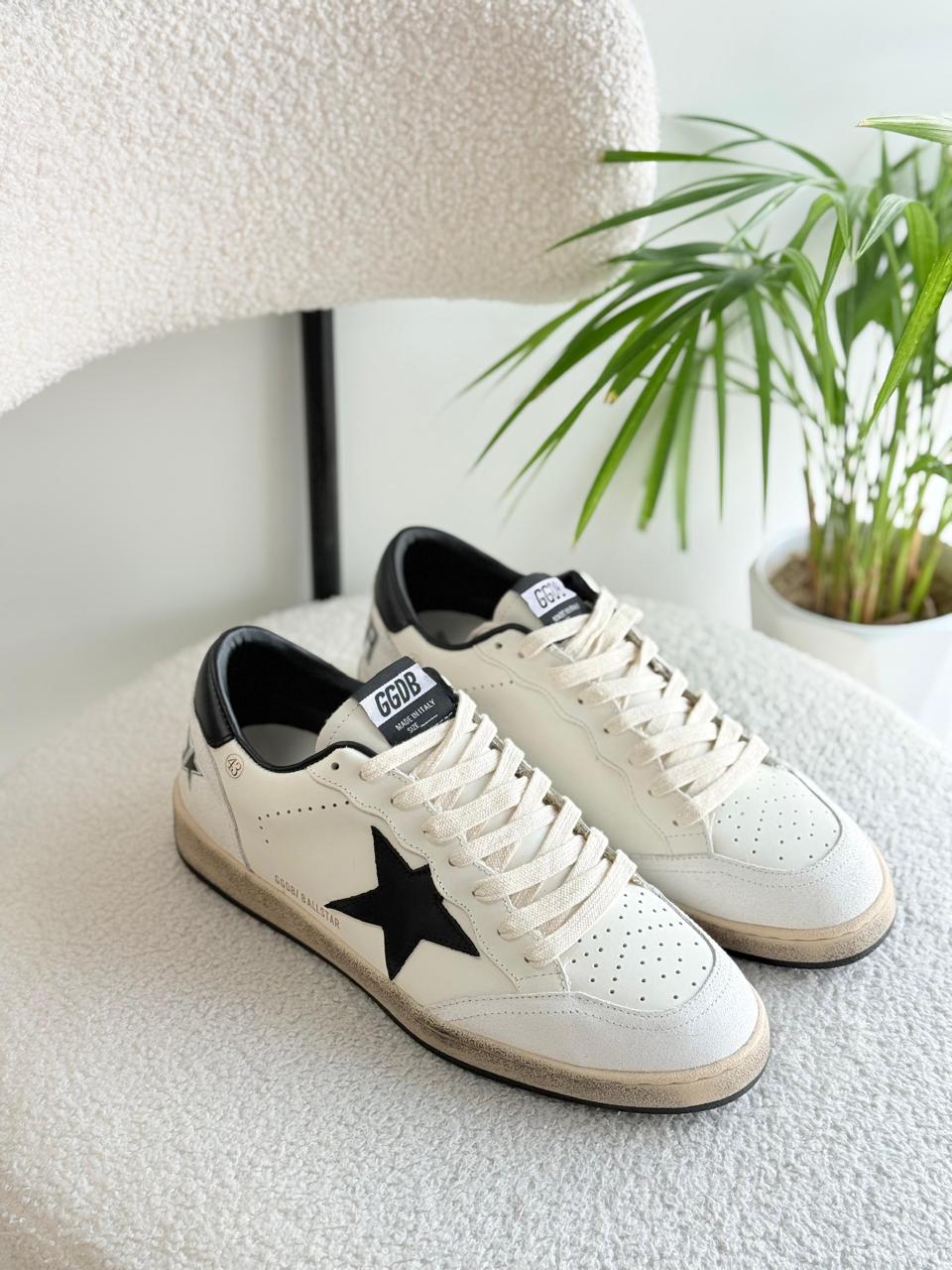Golden Goose Leather Ball Star Sneakers