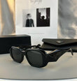 Prada Rectangle Black Sunglasses