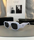 Prada Rectangle White Sunglasses