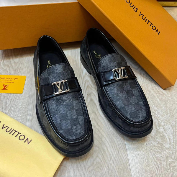 Louis Vuitton Loafers | Black Grey