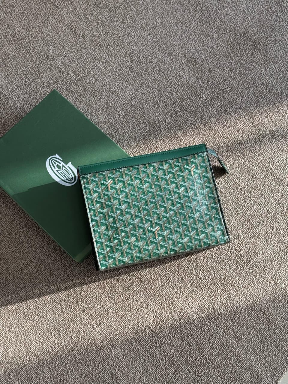 Goyard Conti Pouch '' Green''