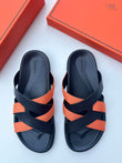 Kazimir Sandal - Black Orange