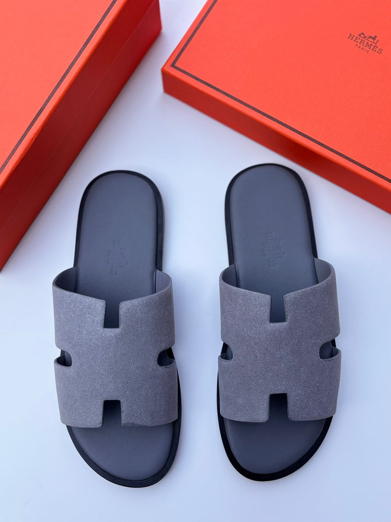 Hermès Sandals | Izmir Grey Suede