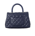 Chanel Bag | Coco Handle Mini Navy Blue Caviar Leather