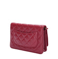 Chanel Bag | Classic Wallet On Chain (woc) In Quilted Red Leather