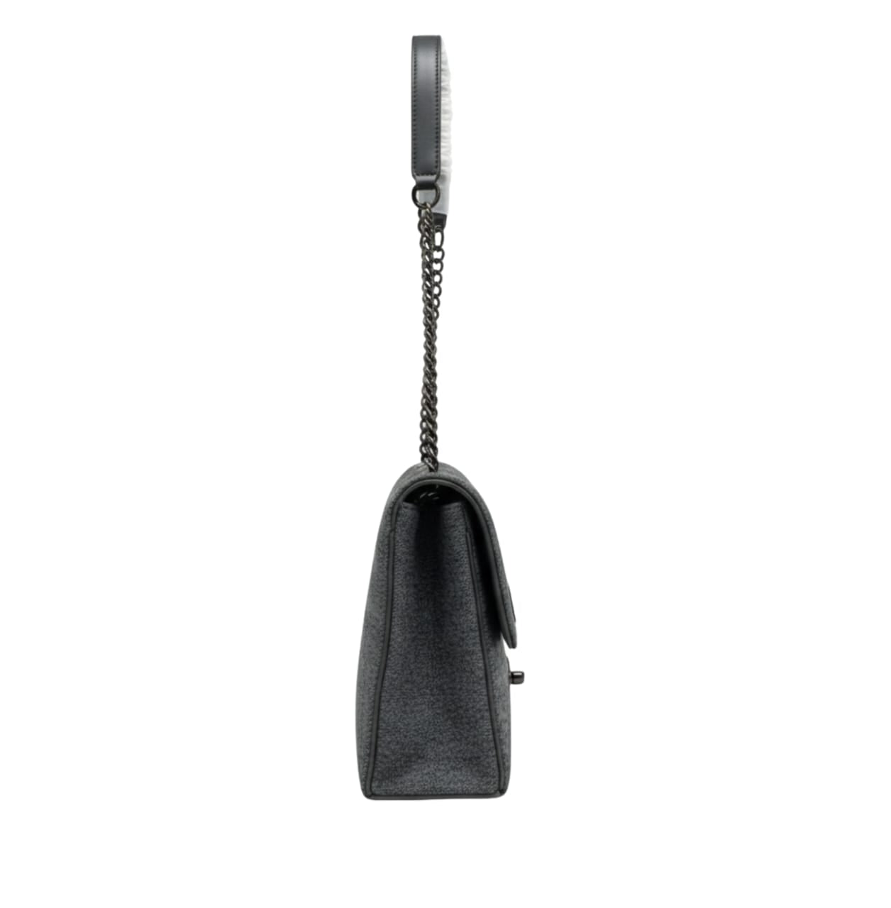 Chanel Bag | Shoulder Bag In A Felted Material With A Black Logo.