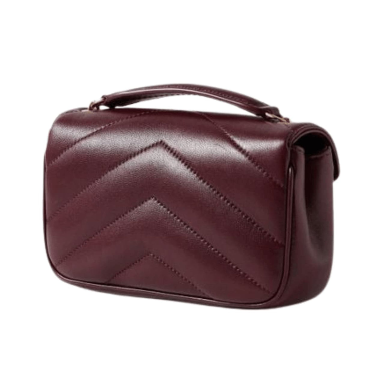 Saint Laurent Bag | Loulou Mini Bag In A Burgundy Or Red Hue