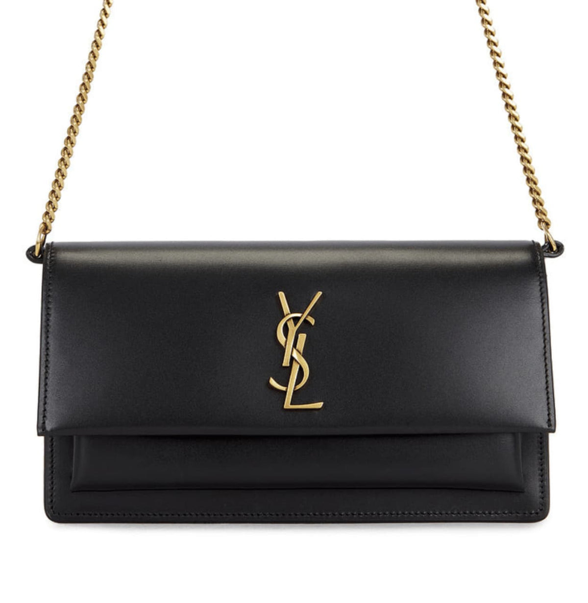 Saint Laurent Bag | Sunset Bag.made From Smooth Or Crocodile-embossed Calfskin Leather