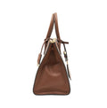 Prada Bag | Saffiano And City Calf Paradigme Tote Bag In A Caramel Brown Color
