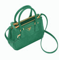 Prada Bag | Saffiano Leather Top-handle Bag Green