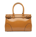 Prada Bag | Bonnie Medium Leather Handbag Brown Camel Color