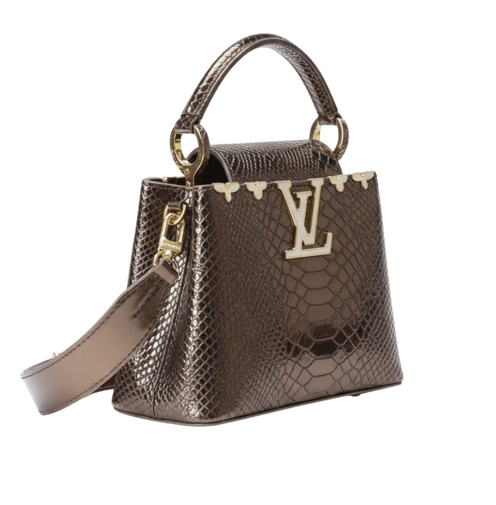 Louis Vuitton Bag | Capucines Metallic Python