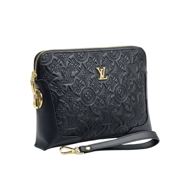 Louis Vuitton Bag | Black Leather Pouch
