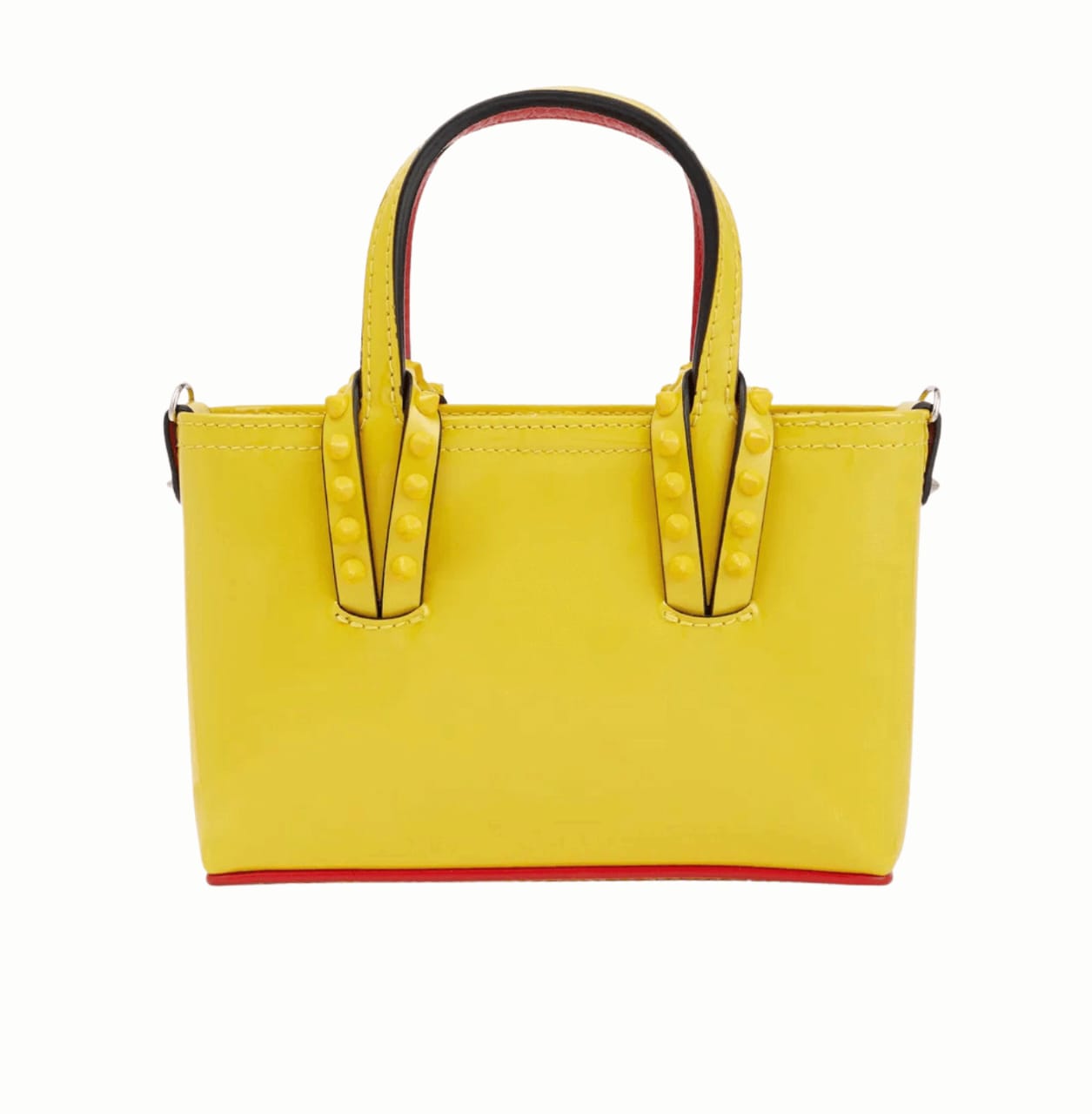 Christian Louboutin | Cabata Nano Patent Tote Bag In Yellow