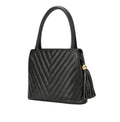 Chanel Bag | V-stitch Top-handle Bag In Caviar Leather