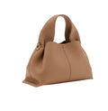 Polène Bag | Numéro Neuf Mini Bag In Textured Taupe Leather