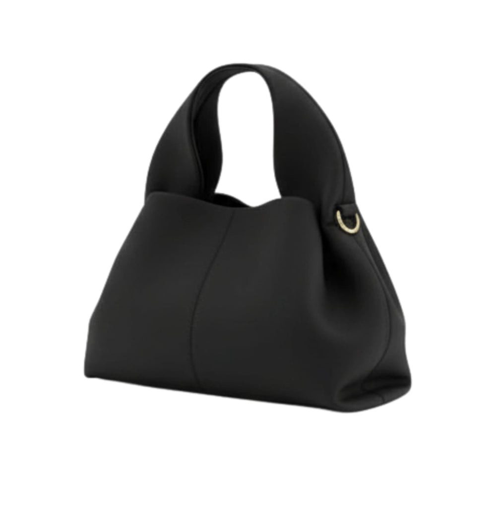 Polène Bag | Numéro Dix Bag In Smooth Black Leather