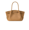 Jw Pei Bag | Hana Faux Suede Tote Bag In A Latte Or Brown Color