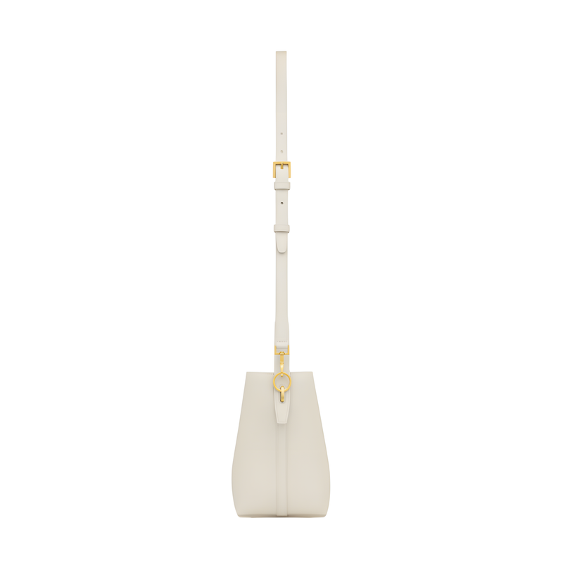 YSL Bag | Le 37 Shiny Leather White Vintage